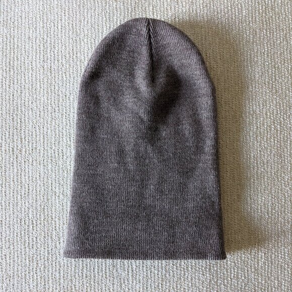 NWOT Los Angeles Apparel Classic Cuff Beanie Brown Heather - Picture 2 of 4